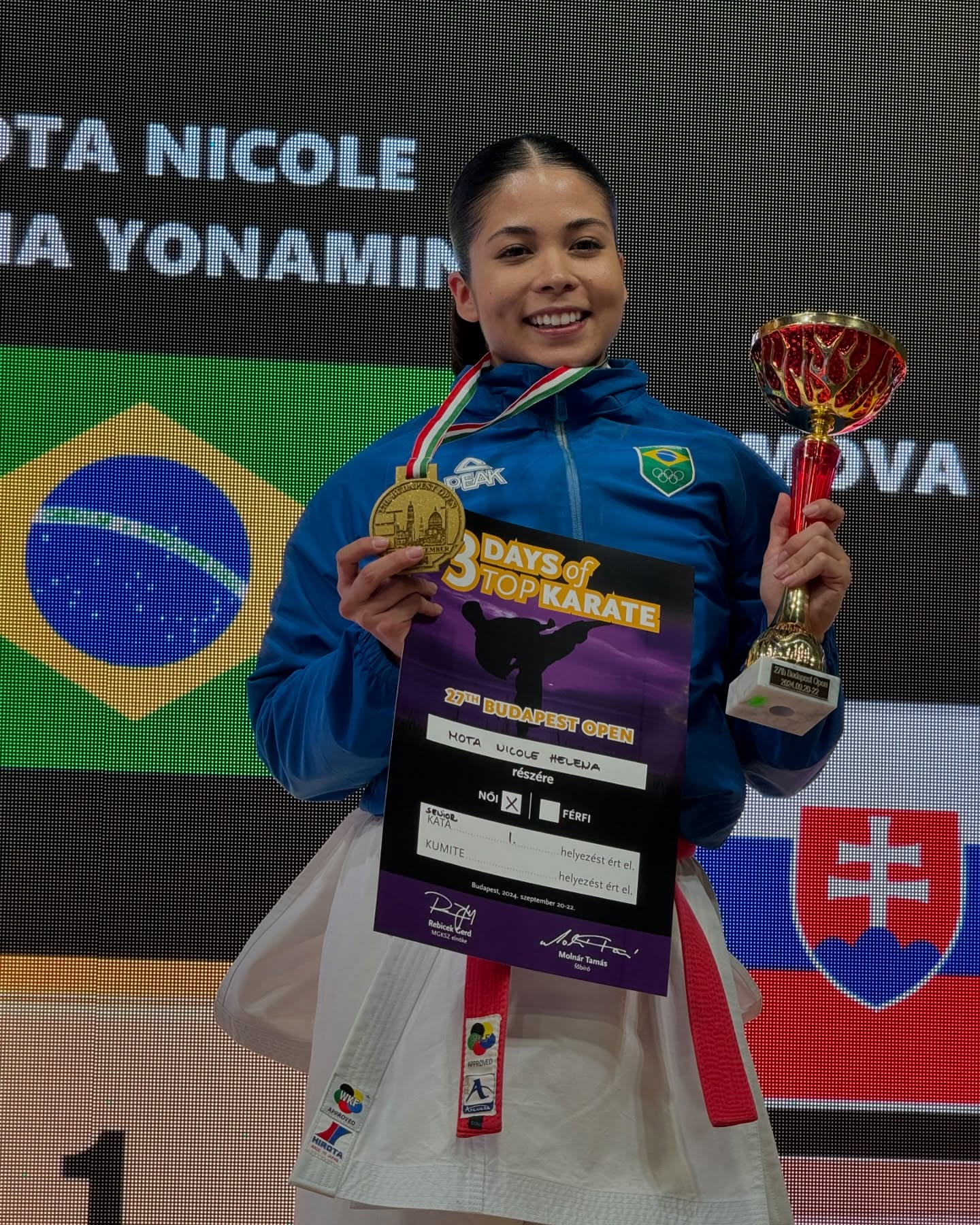 Nicole Yonamine em ação